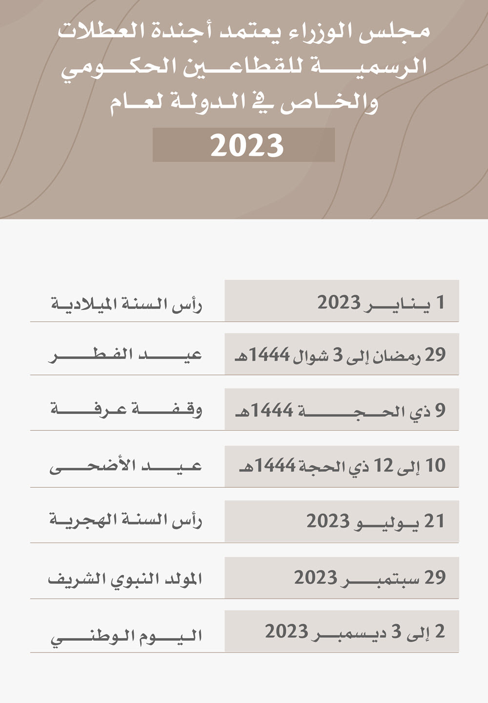 إجازات الإمارات