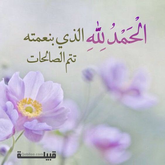 الحمد لله الذي بِنِعْمَتِهِ تتم الصالحات