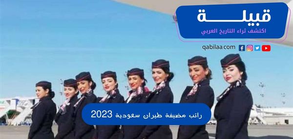 راتب مضيفة طيران سعودية 2025