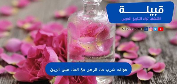 فوائد شرب ماء الزهر مع الماء على الريق