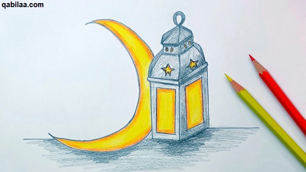 موضوع رسم عن شهر رمضان الكريم للأطفال