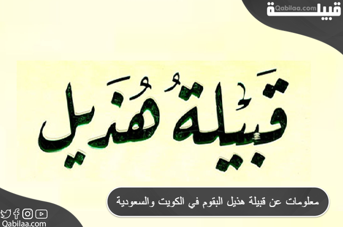 معلومات عن قبيلة هذيل البقوم في الكويت والسعودية