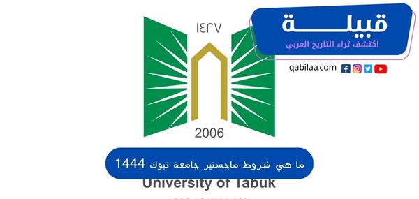 ما هي شروط ماجستير جامعة تبوك 1444