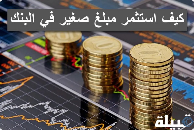 كيف استثمر مبلغ صغير في البنك